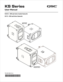 QSC KS Series User manual downloaden