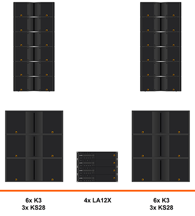 L-Acoustics K3 geluidset huren, line-array