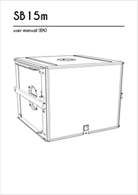 L-Acoustics SB15m user manual downloaden