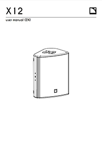 L-Acoustics X12 User manual downloaden