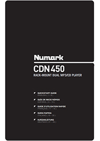 Numark CDN450 quickstart guide downloaden