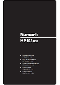 Numark MP103 USB quickstart guide downloaden