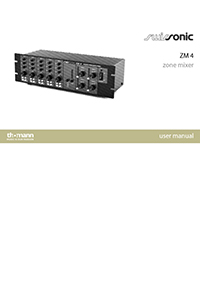 Swissonic ZM4 user manual downloaden